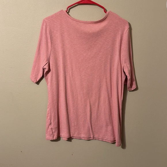 Time & Tru peach t-shirt, size Large, ready for summer - Picture 3 of 3
